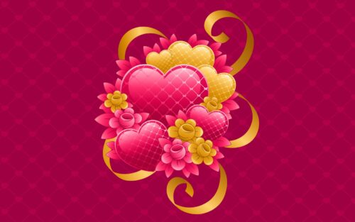 valentines day wallpaper, hearts, love celebration