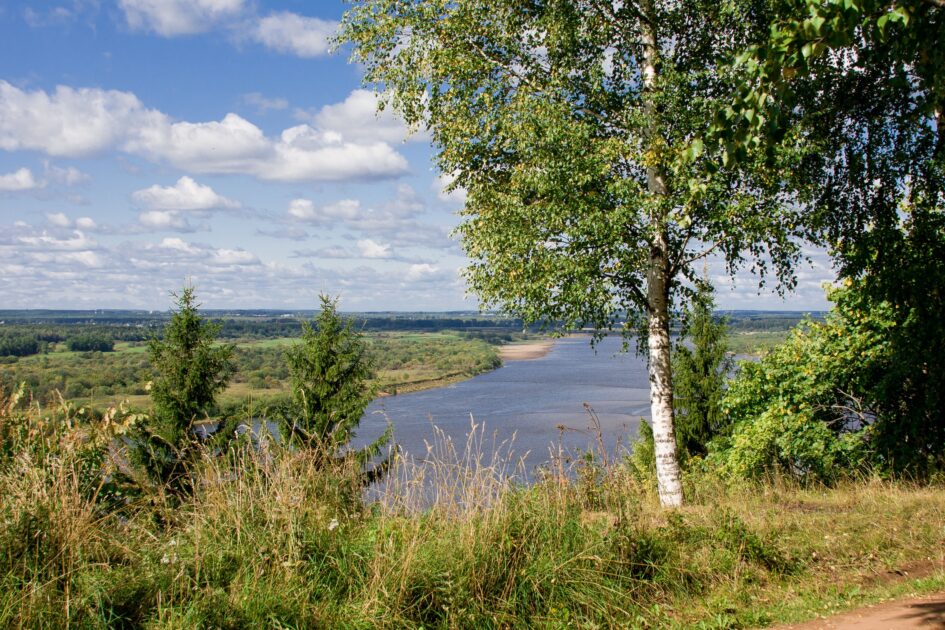 Літній мальовничий пейзаж, шпалери для робочого столу літо